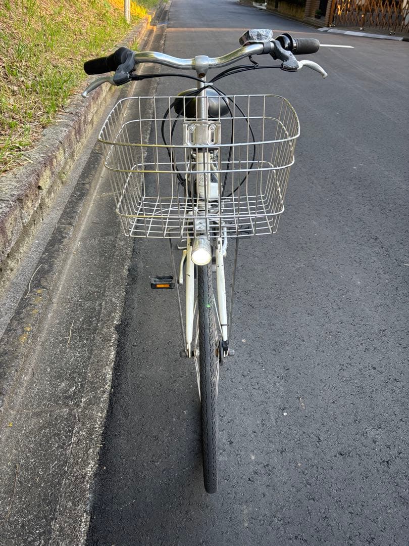 ★電動アシスト自転車 ブリヂストンＡ•Ｃ•Ｌホワイト ２７インチ★