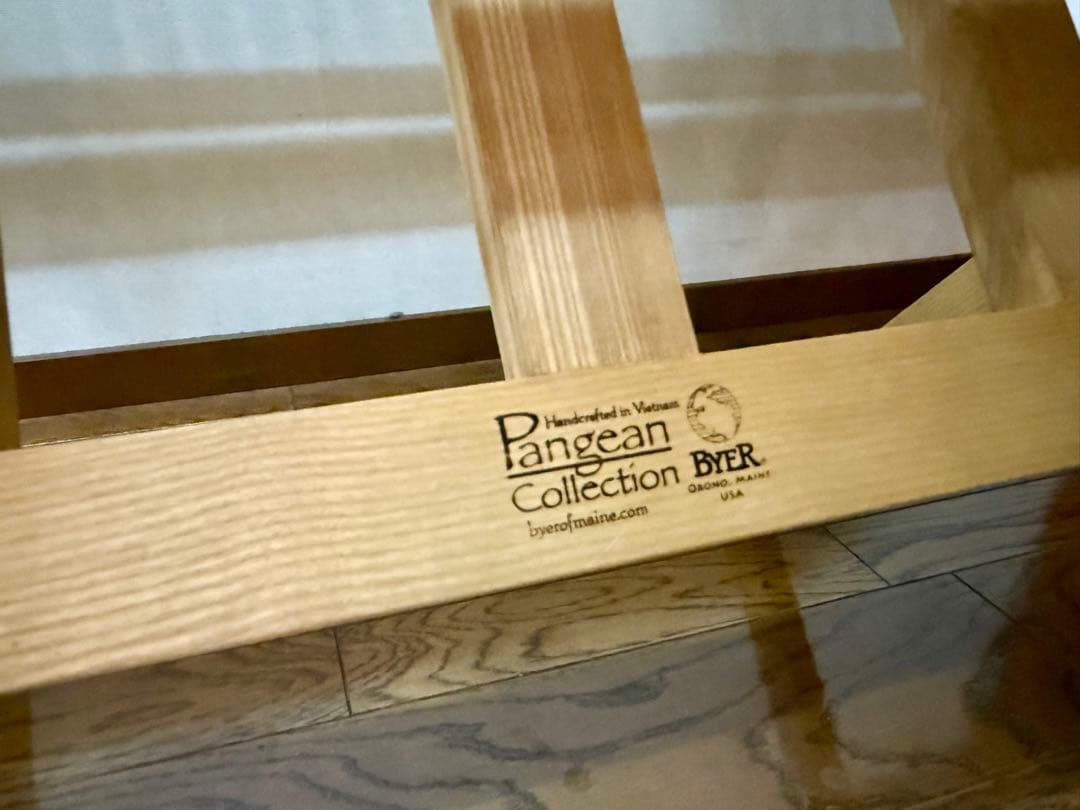 バイヤー　BYER 天然木製　ロールトップテーブル　★新品★ダルトンクロス付