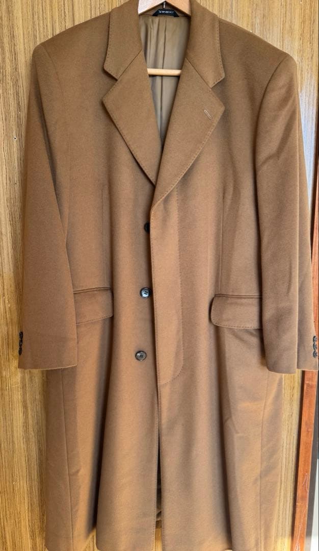 Field House カシミヤ100%ロング チェスターコート Sz.L