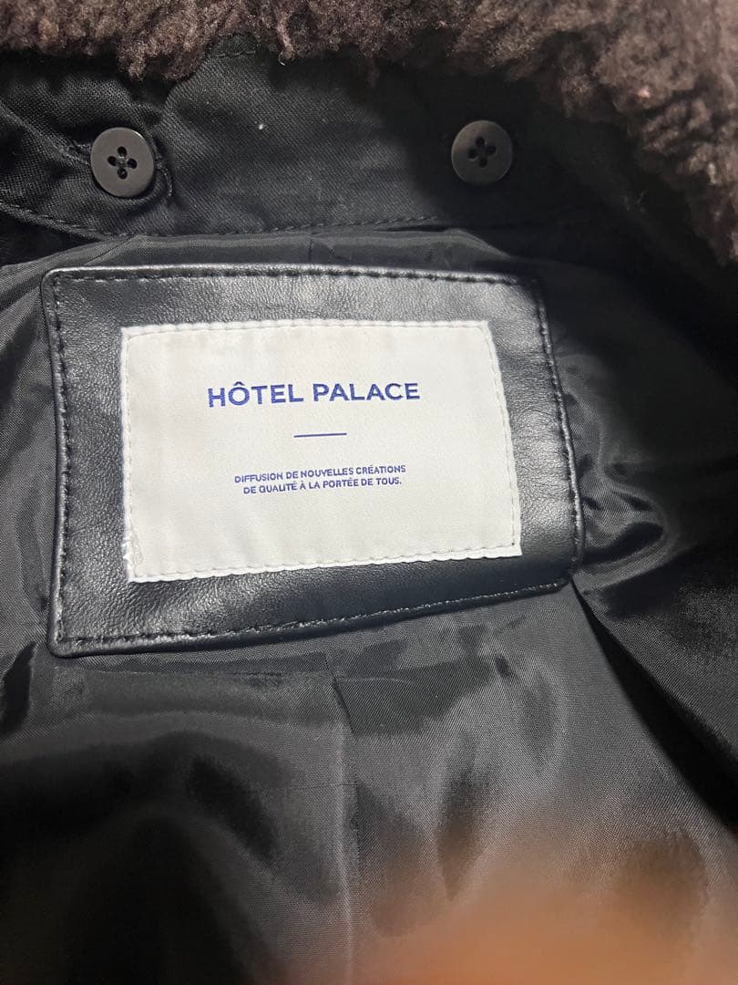 ナノユニバース　HOTEL PALACE ラム　ムートンカラーフライトジャケット