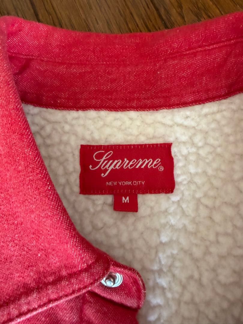 トップス supreme Sherpa Lined denim Shirt