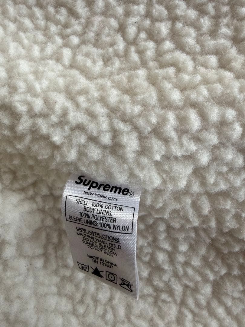 トップス supreme Sherpa Lined denim Shirt