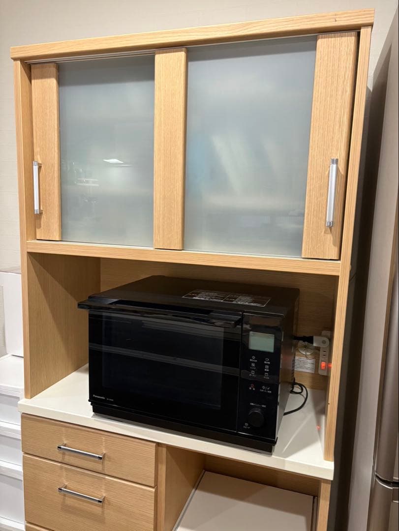 ニトリ キッチンボード RIPE-90KBS-NA 食器棚 キッチン