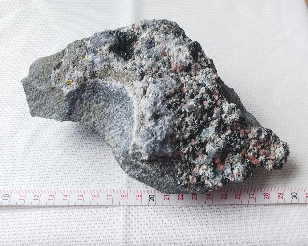 435 約1.5kg ロードクロサイト＆フローライト アパタイト スイートホーム