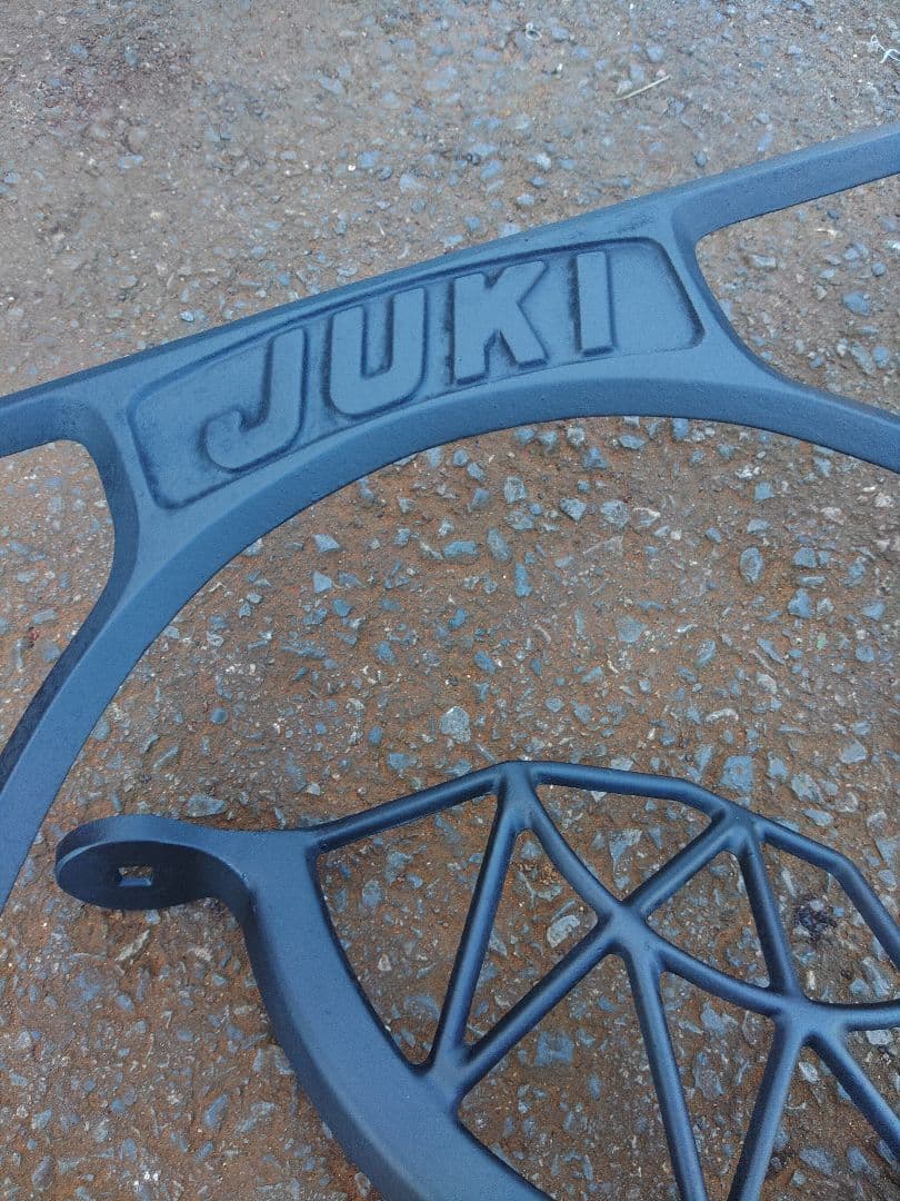 『分解リペイン仕上げ完了』JUKI足踏みミシン台　ガーデンシェッド⭕ 古道具