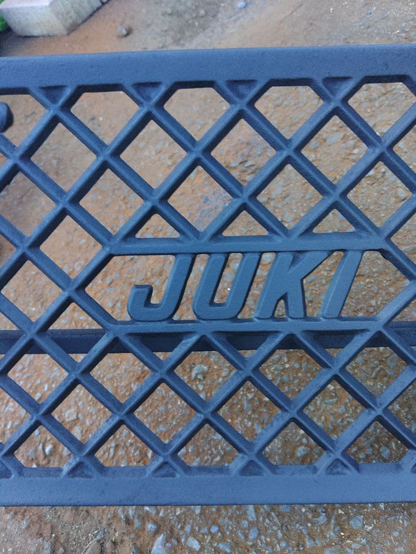 『分解リペイン仕上げ完了』JUKI足踏みミシン台　ガーデンシェッド⭕ 古道具