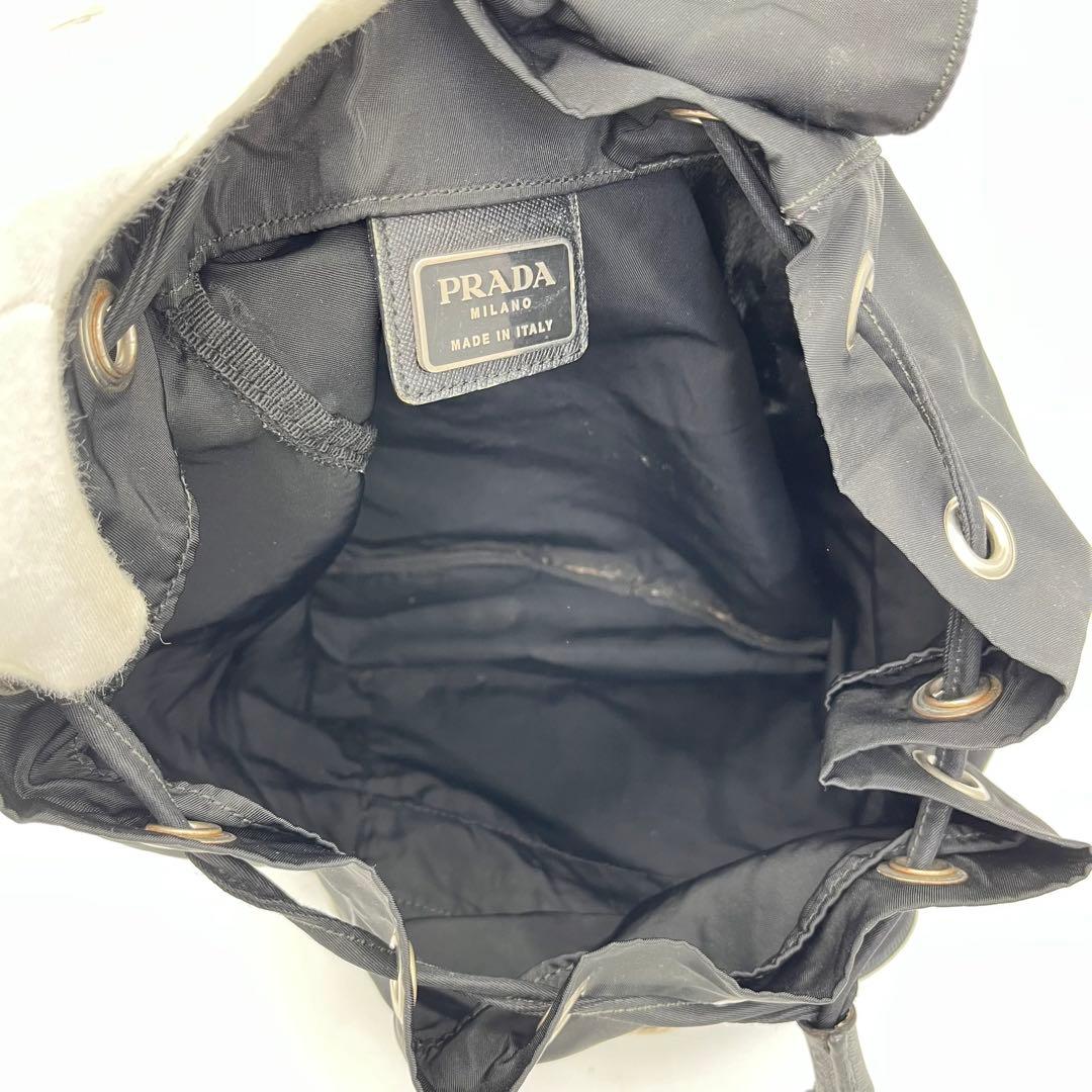 PRADA リュック バックパック 三角ロゴ テスートナイロン 黒 男女可能
