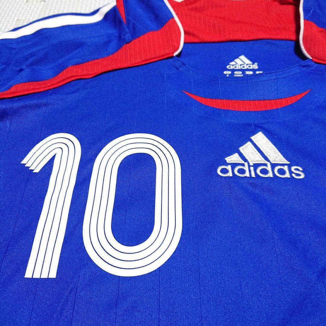 タグ付き フランス代表 ジダン ユニフォーム ゲームシャツ レアルマドリード