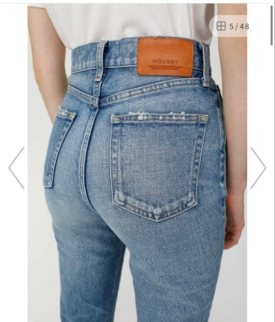 新品未使用moussy MVS FLARE フレアデニム　ブーツカット　マウジー