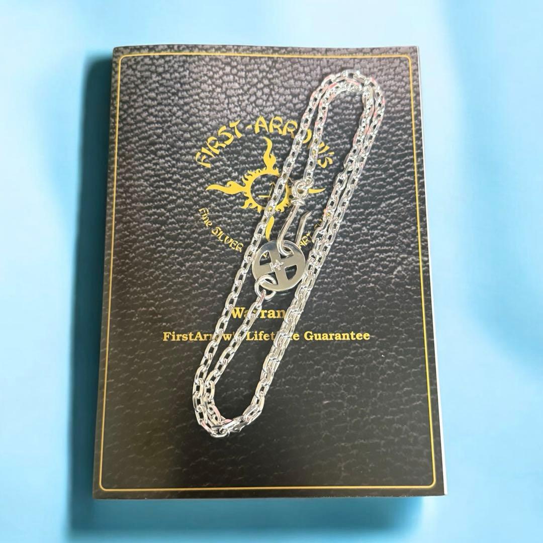 FIRST ARROWS ホイール付きMチェーンネックレス　太角　55cm