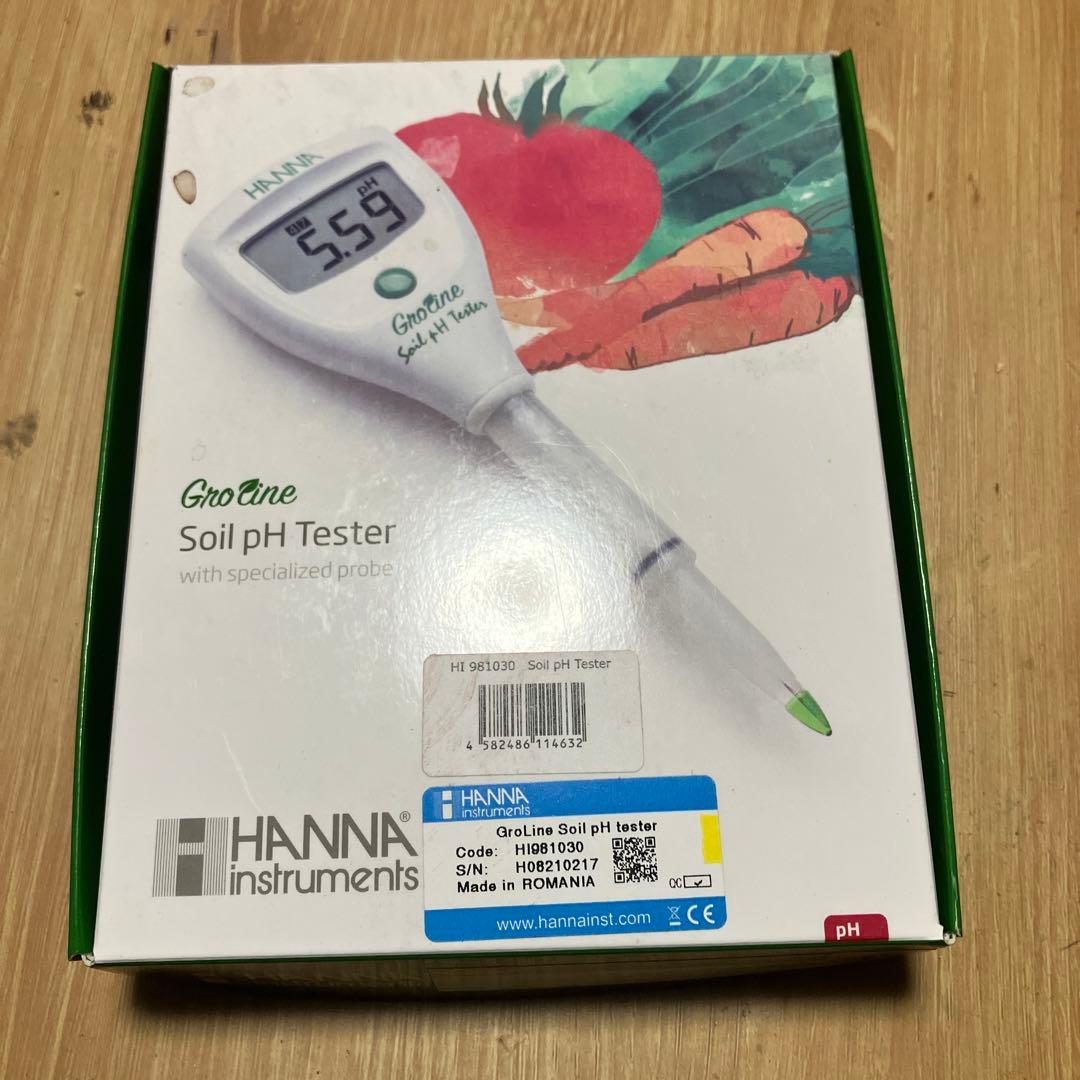 ハンナ 土壌ダイレクトpHテスター HI 981030