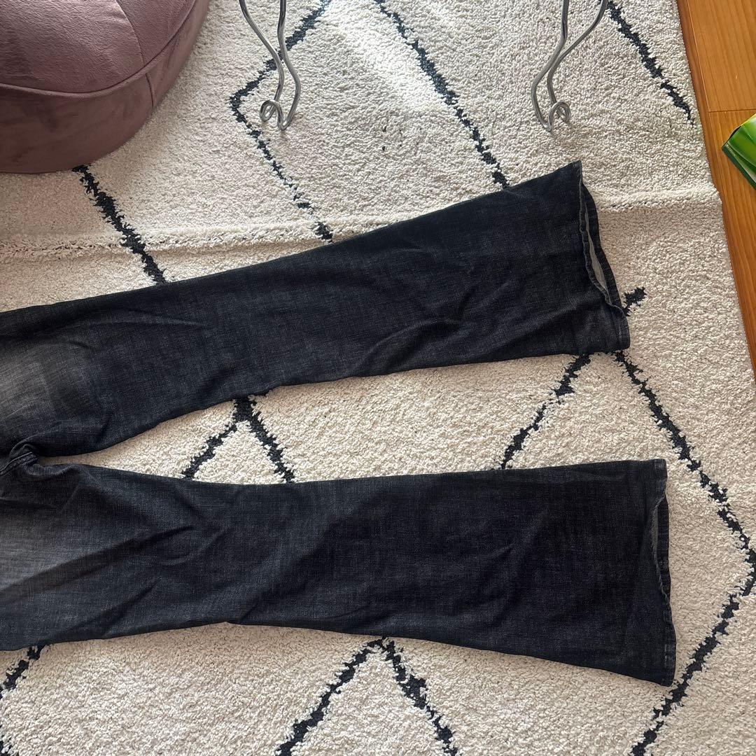 パンツ SYNERJYN CAT WASHING DENIM PANTS BLACK M