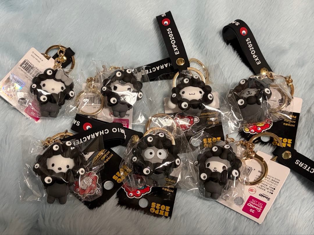 サンリオ黒ミャクミャク なりきりキーホルダーコンプリートセット