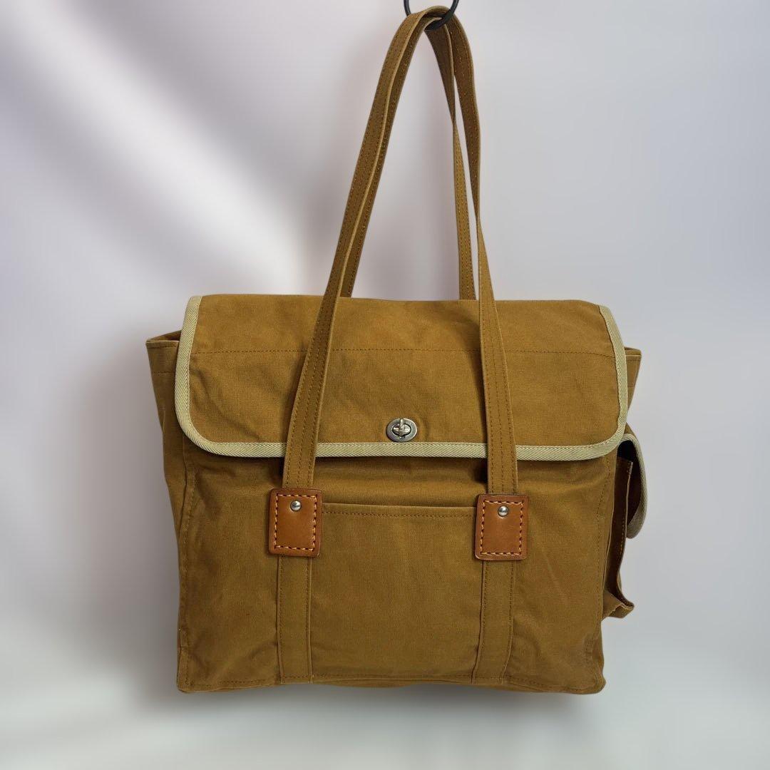 一澤帆布　信三郎　ブラウン系　トートバッグ