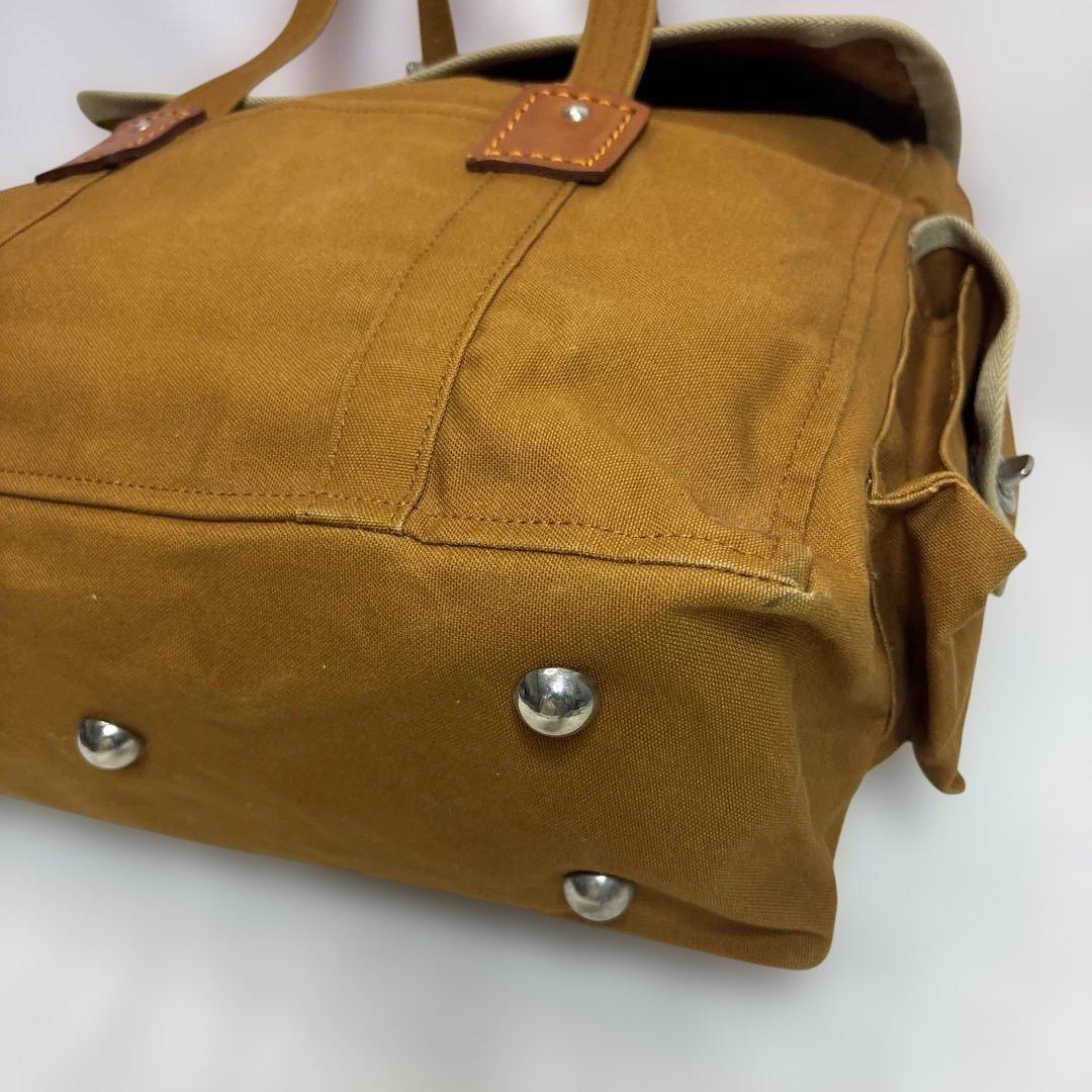 一澤帆布　信三郎　ブラウン系　トートバッグ