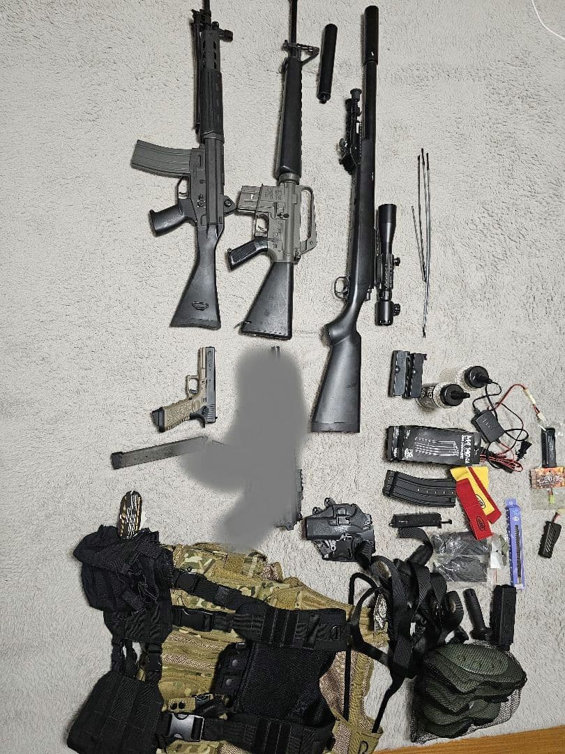 メルカ小太郎サバゲー引退品　エアガンセット