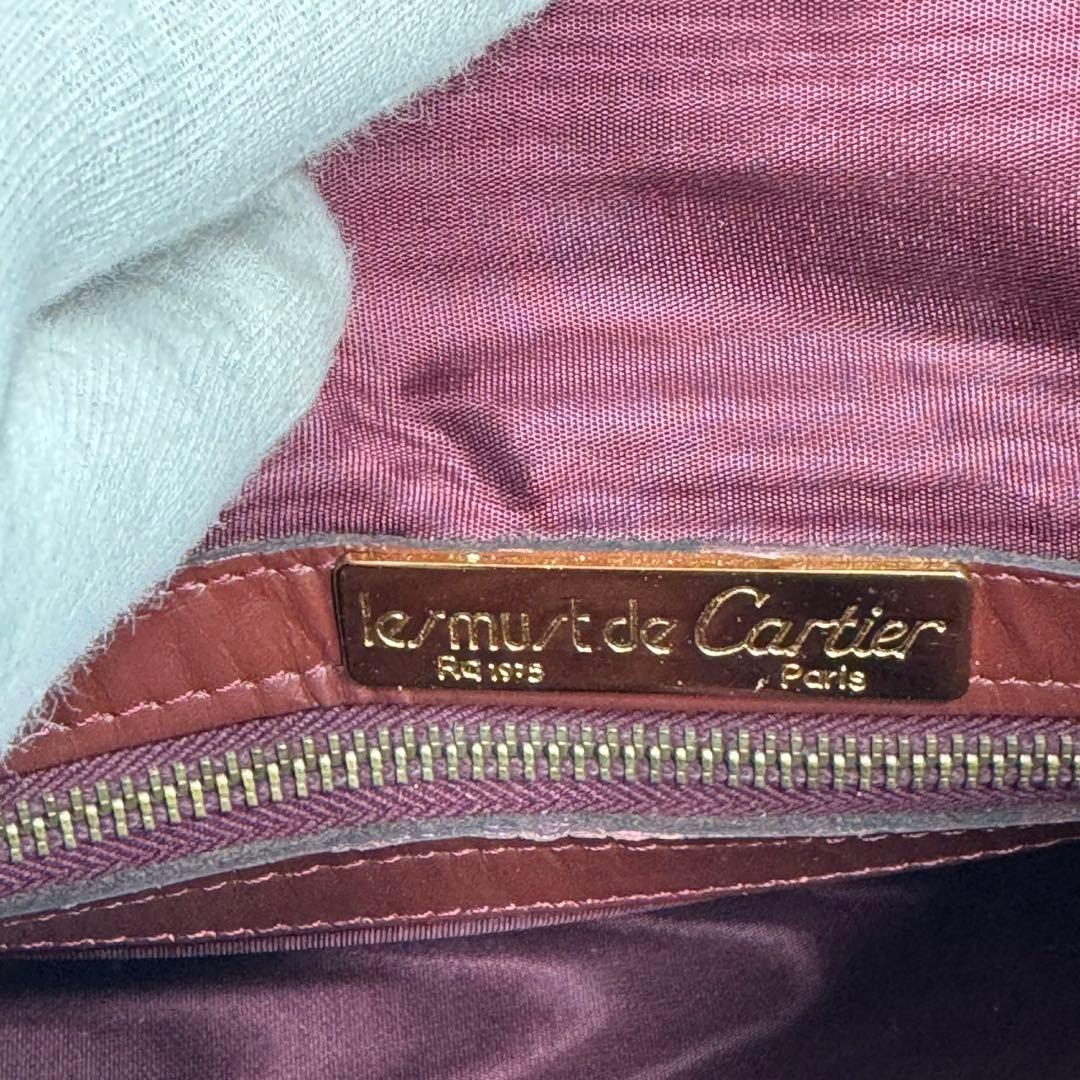 【希少✨️】カルティエ ボストンバッグ マストライン C金具
