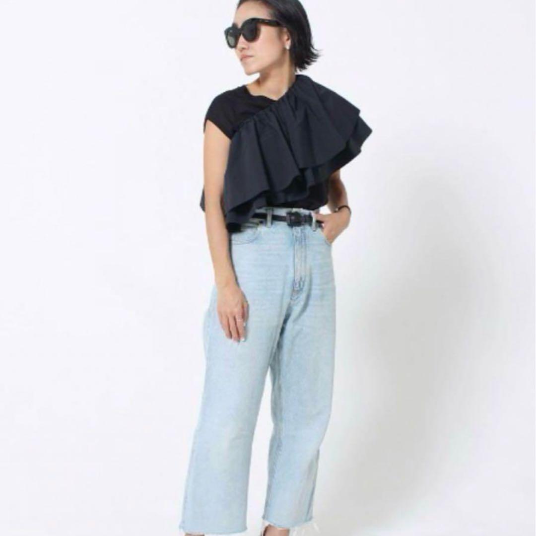 COUDRE プラスペプラム　ブラック　金子綾さん　人気