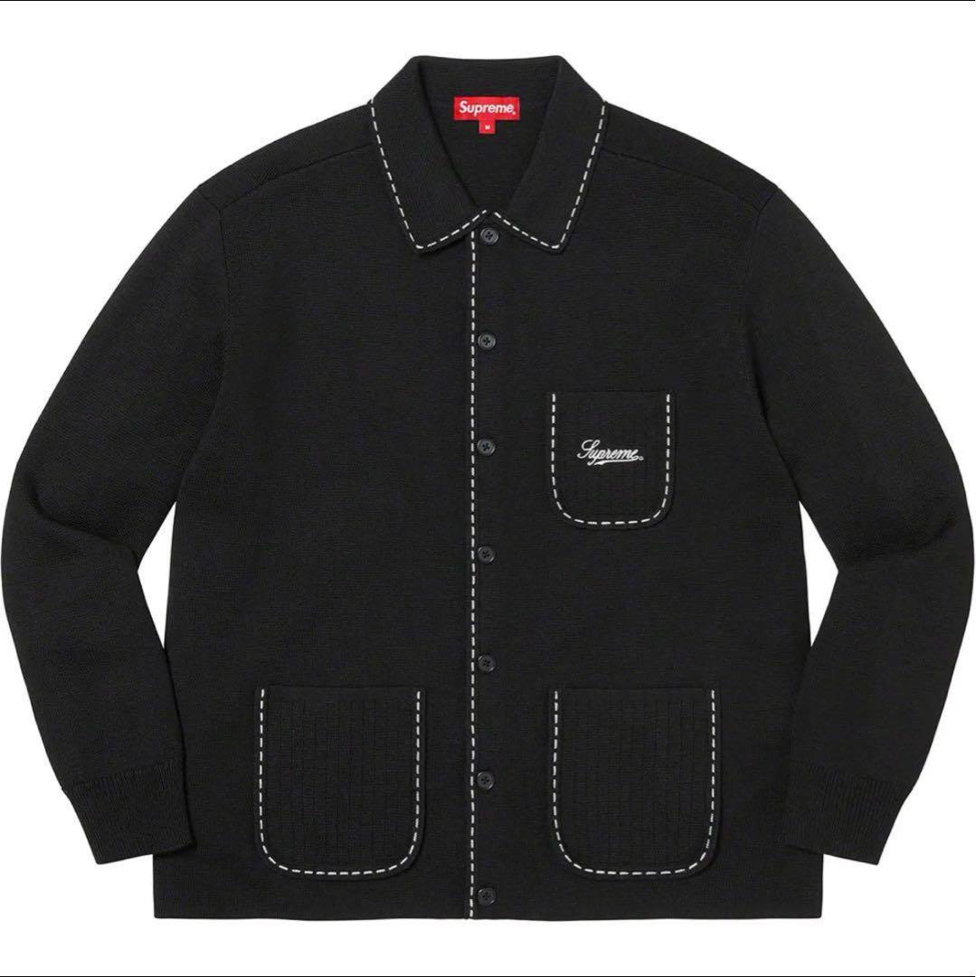 トップス Supreme Contrast Stitch cardigan