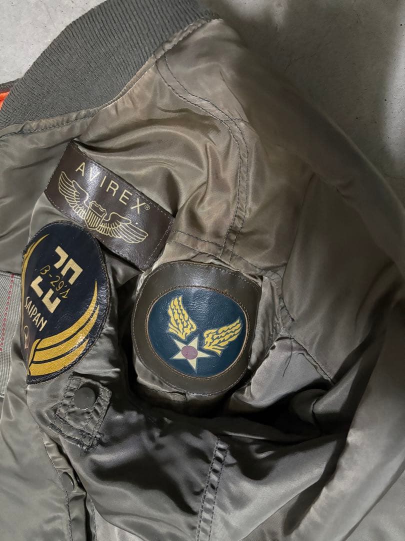 AVIREX MA-1 フライトジャケット USA製Mトップガン　ヴィンテージ