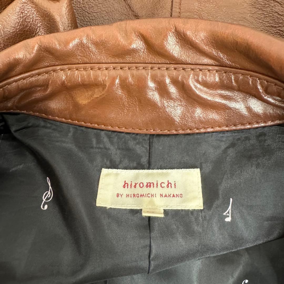 HIROMICHI ヒロミチ レザー シングル ライダース ジャケット