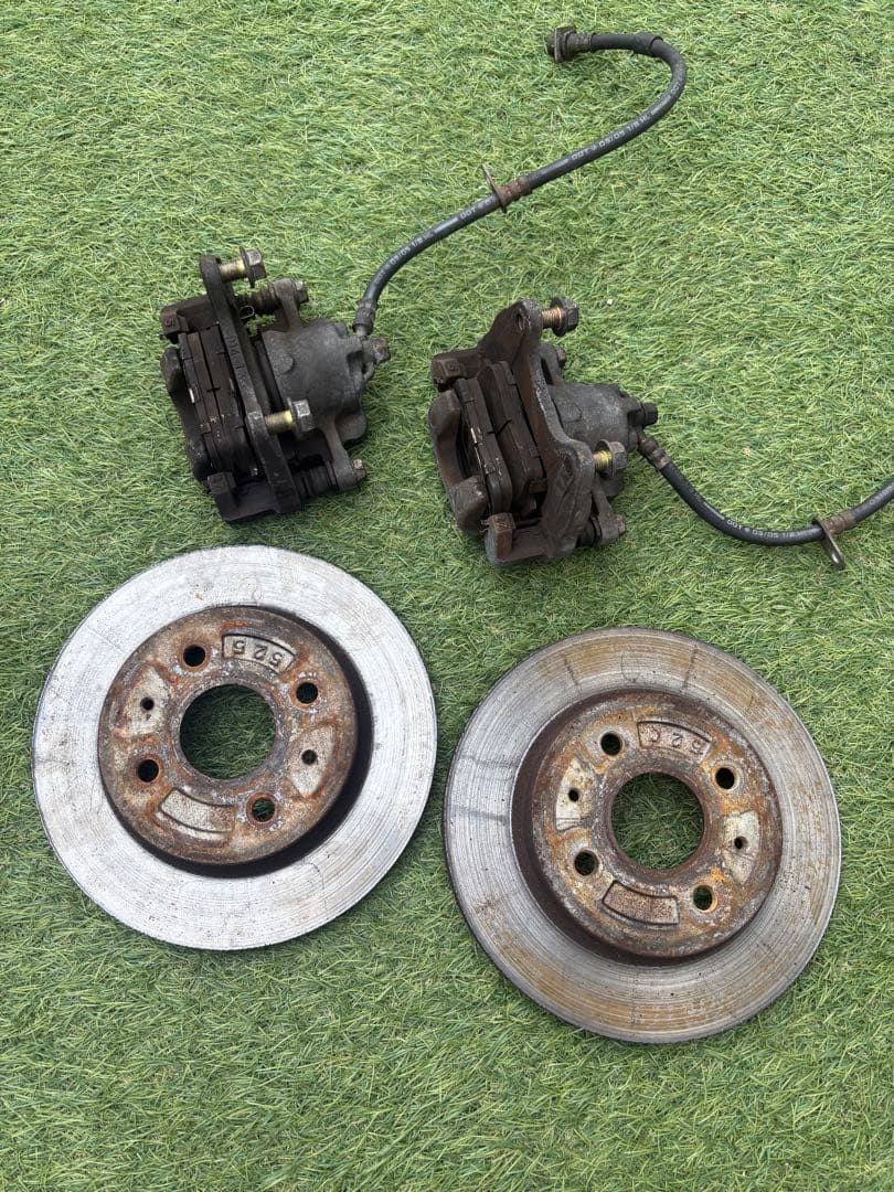 [専用]コペン l880k 純正フロントブレーキキャリパー・ディスクセット