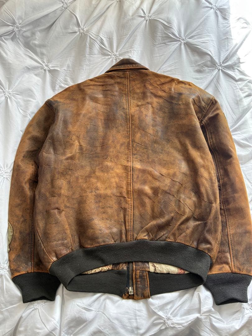 AVIREX アビレックス　レザー フライトジャケット