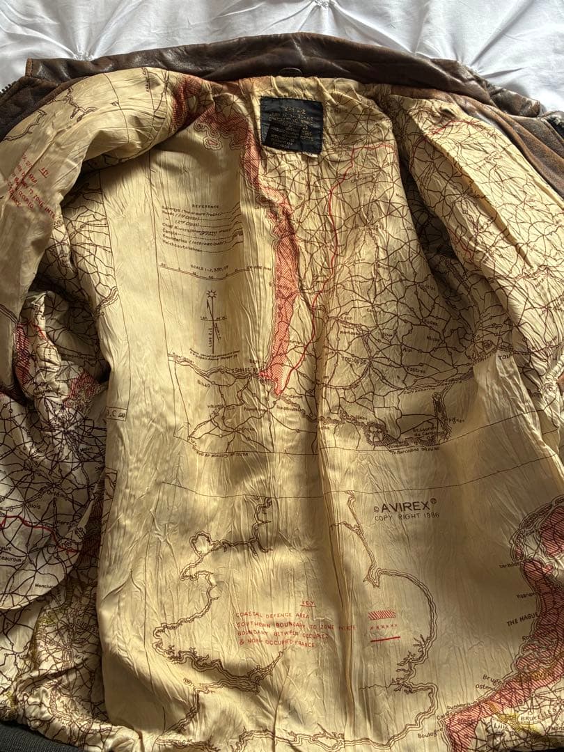 AVIREX アビレックス　レザー フライトジャケット