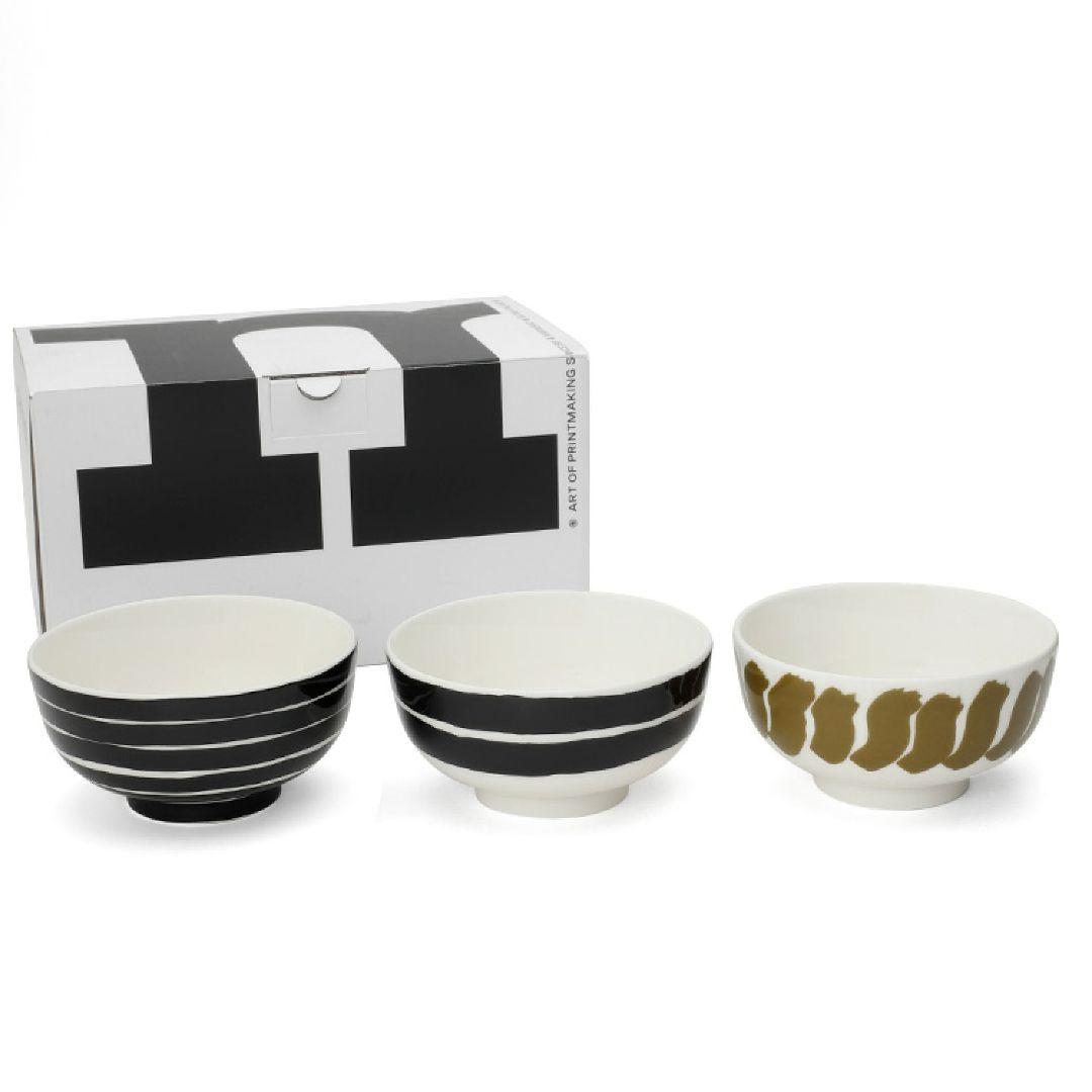 新品　マリメッコ marimekko ヒュライリュ Hyraily ボウル3個