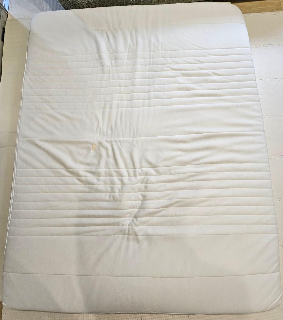 マットレスパッド Queen size ホワイト 寝具