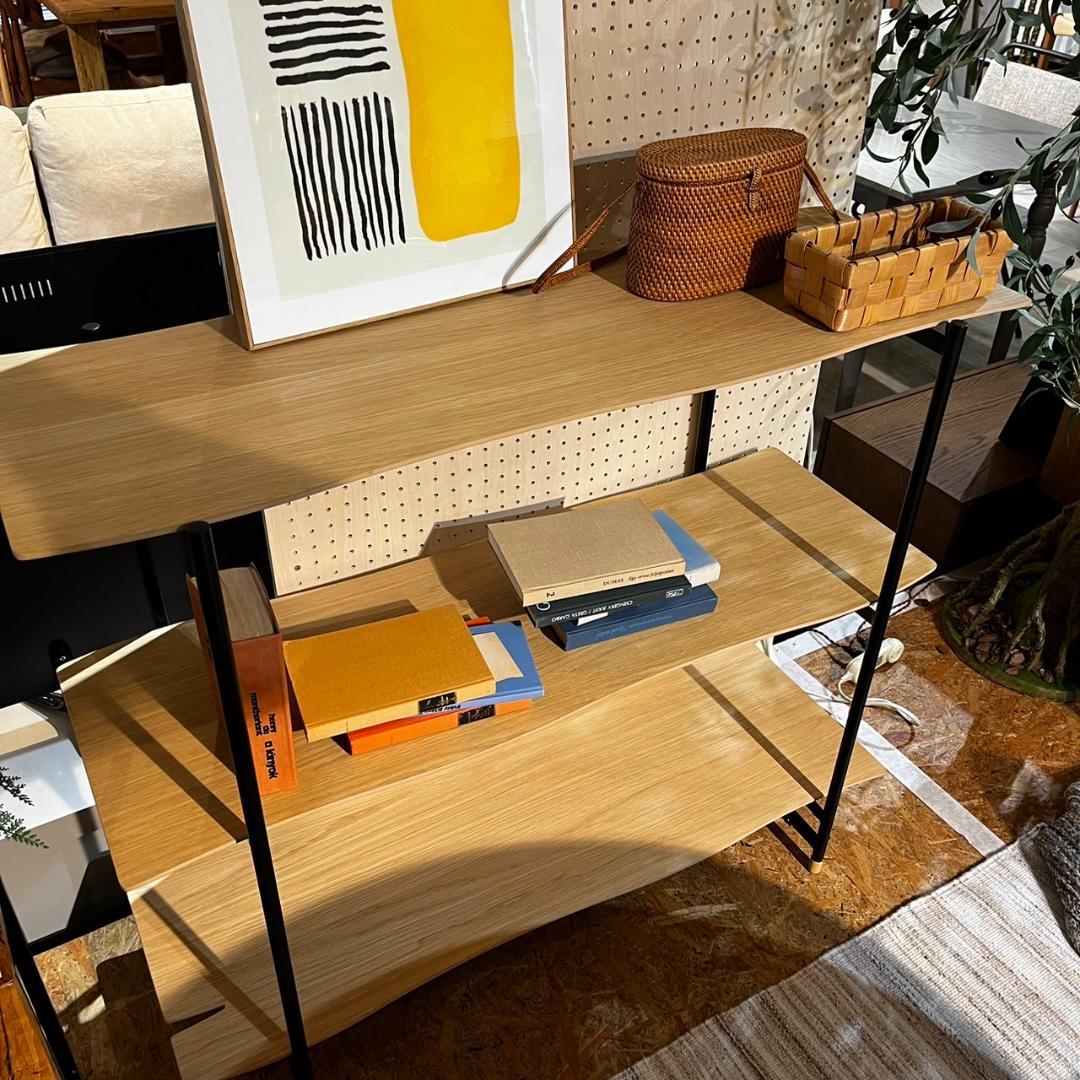 3段 棚 木製 ルカ シェルフ 天板 大きめ おしゃれ JPB-101 N01