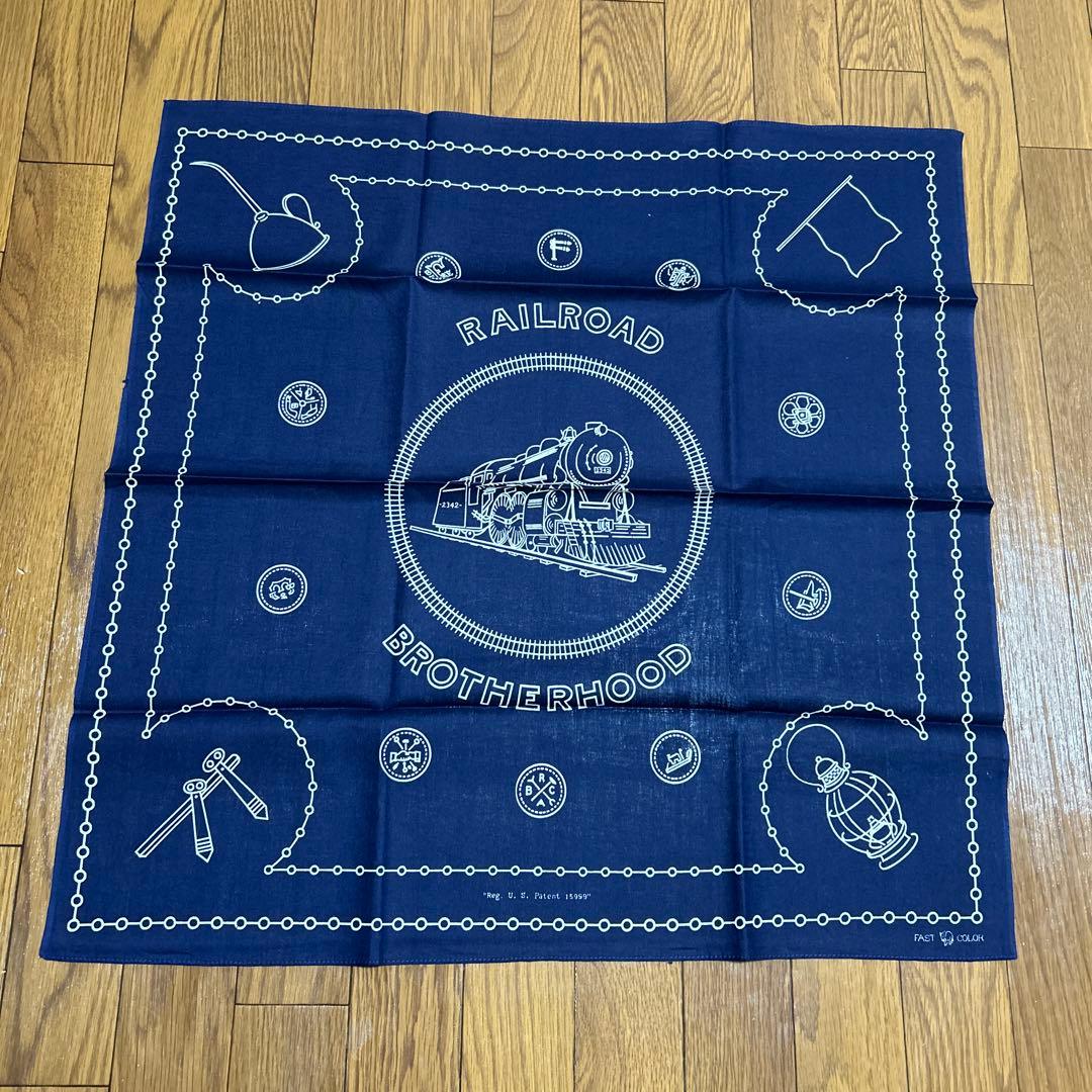 40's RAILROAD BROTHERHOOD BANDANA バンダナ