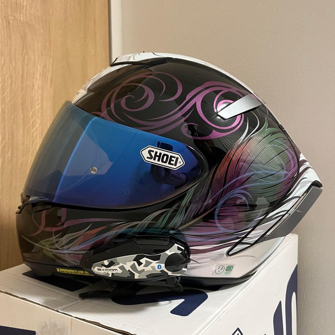 SHOEI X-14 KUJAKU と B+COM SB6 X