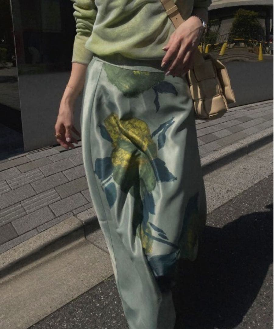 スカート Ameri ELLIE ASYMMETRY PLEATS SKIRT