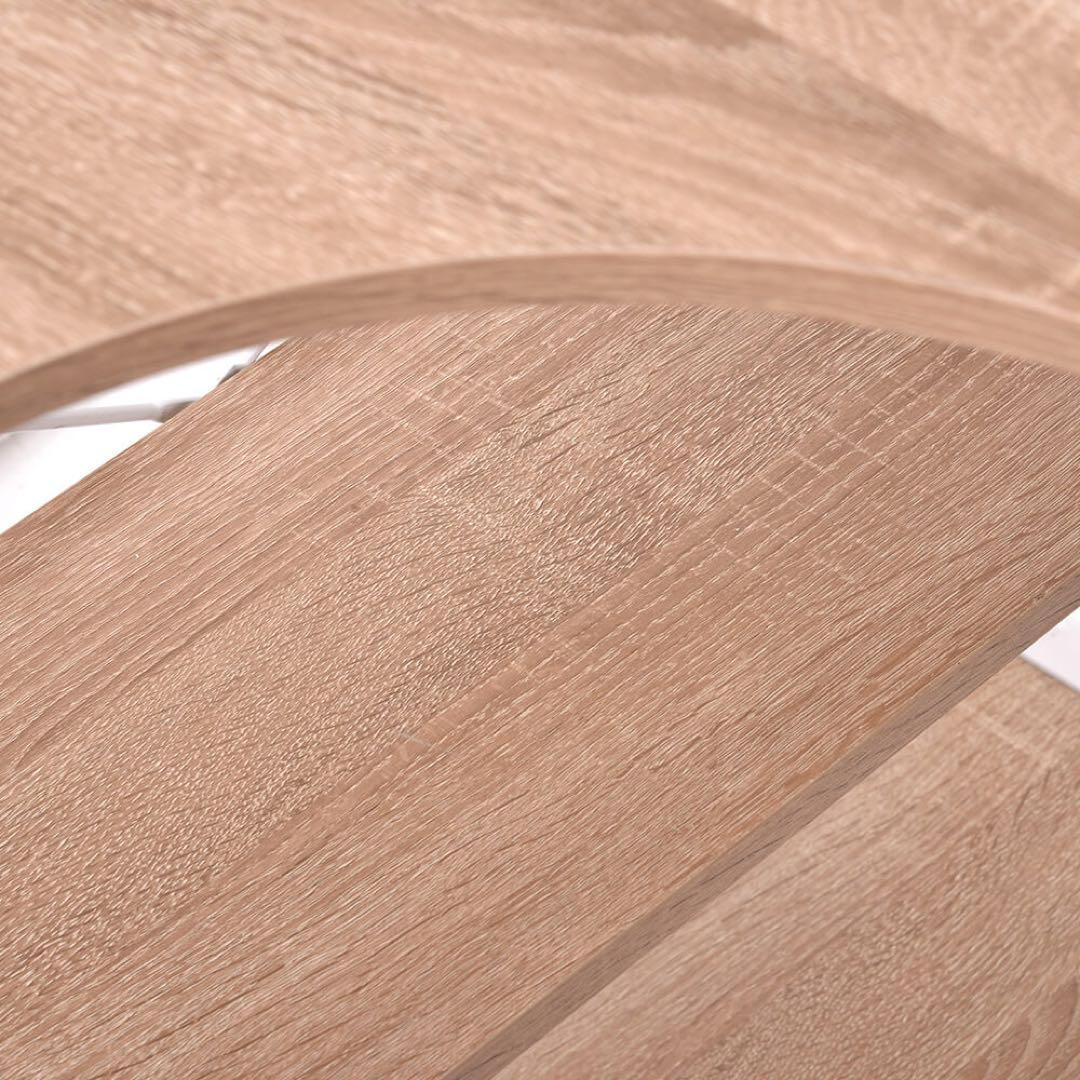 パソコンデスク  勉強机 L字 2段ラック付 デスク木製  ナチュラル