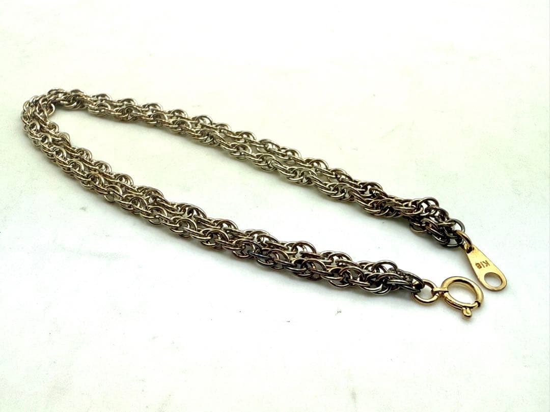 Elegance Collection K18ブレスレット silvk+32