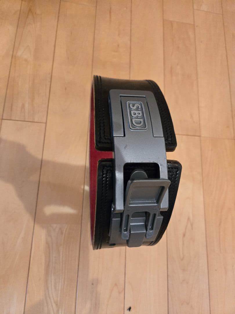 SBD トレーニング・パワーベルト ブラック/レッド