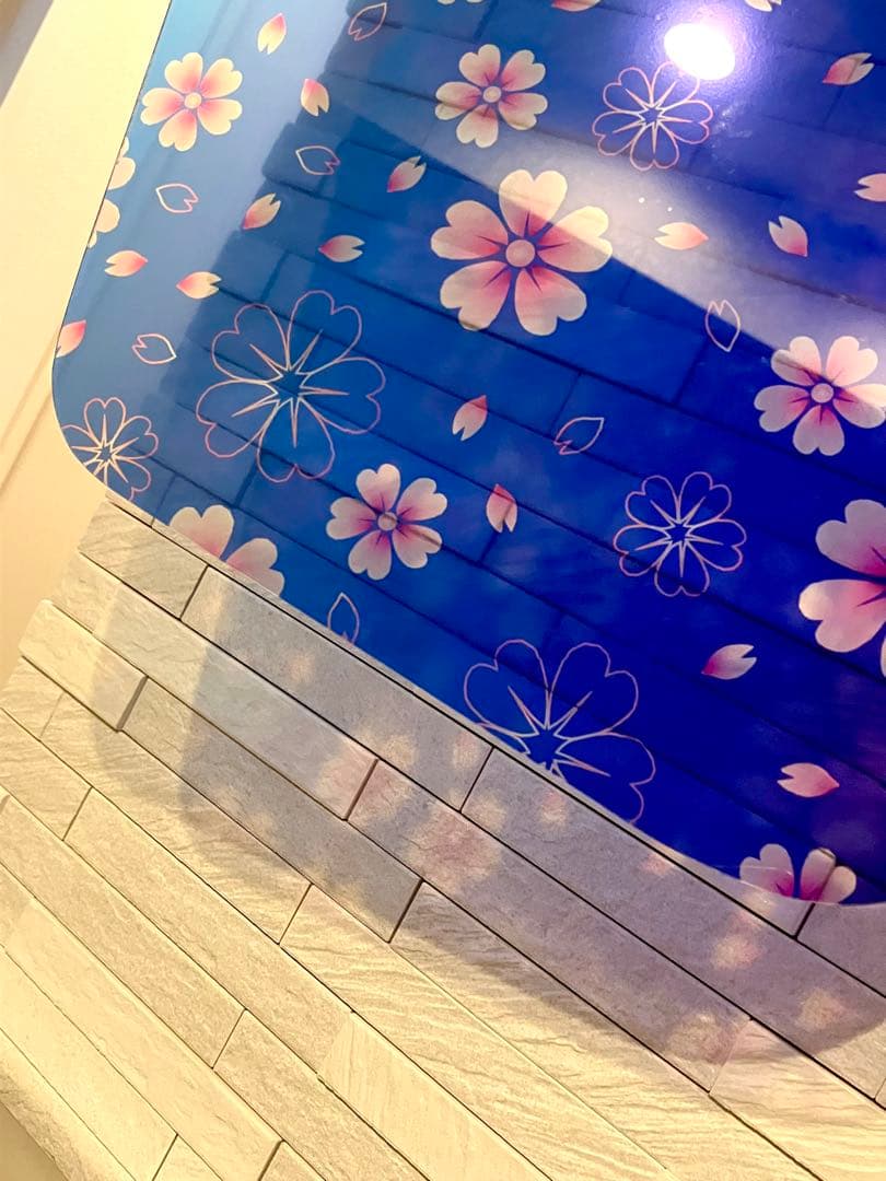 ✨三菱フソウ✨スーパーグレート✨安全窓✨両面桜柄✨スケルトン✨