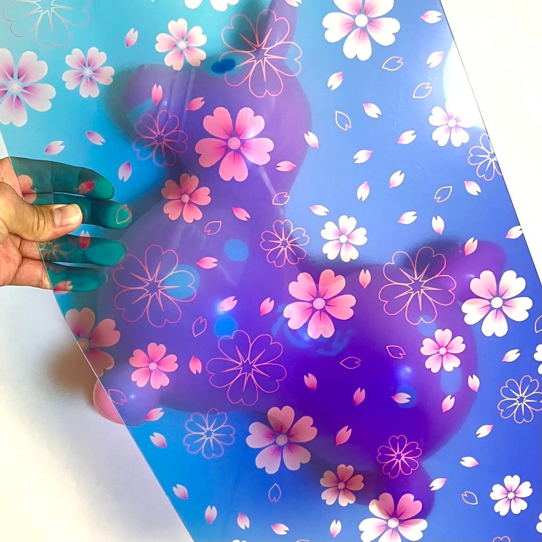 ✨三菱フソウ✨スーパーグレート✨安全窓✨両面桜柄✨スケルトン✨