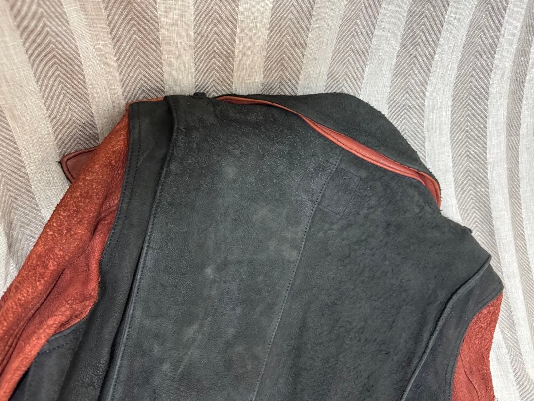 激渋 blackmeans デッドストック ロングレザージャケット サイズ3