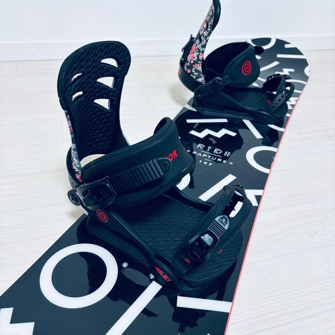 RIDE RAPTURE 147cm ボード セット UNION HEAD