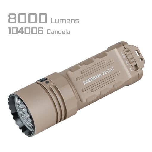 ACEBEAM X20-R デザートタン SFT-25R 6500K 8000L