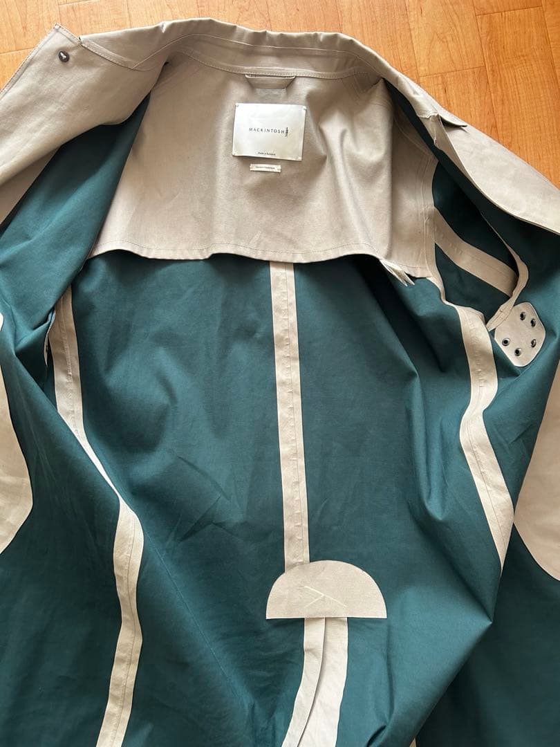マッキントッシュ　DUNKELD ステンカラーコート　ゴム引き
