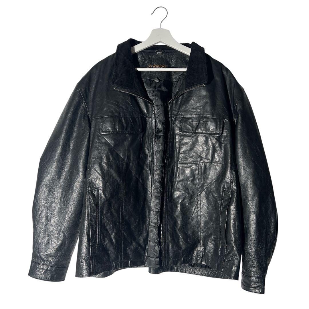 ST JOHN'S BAY 90's 00's レザージャケット　黒 2XL