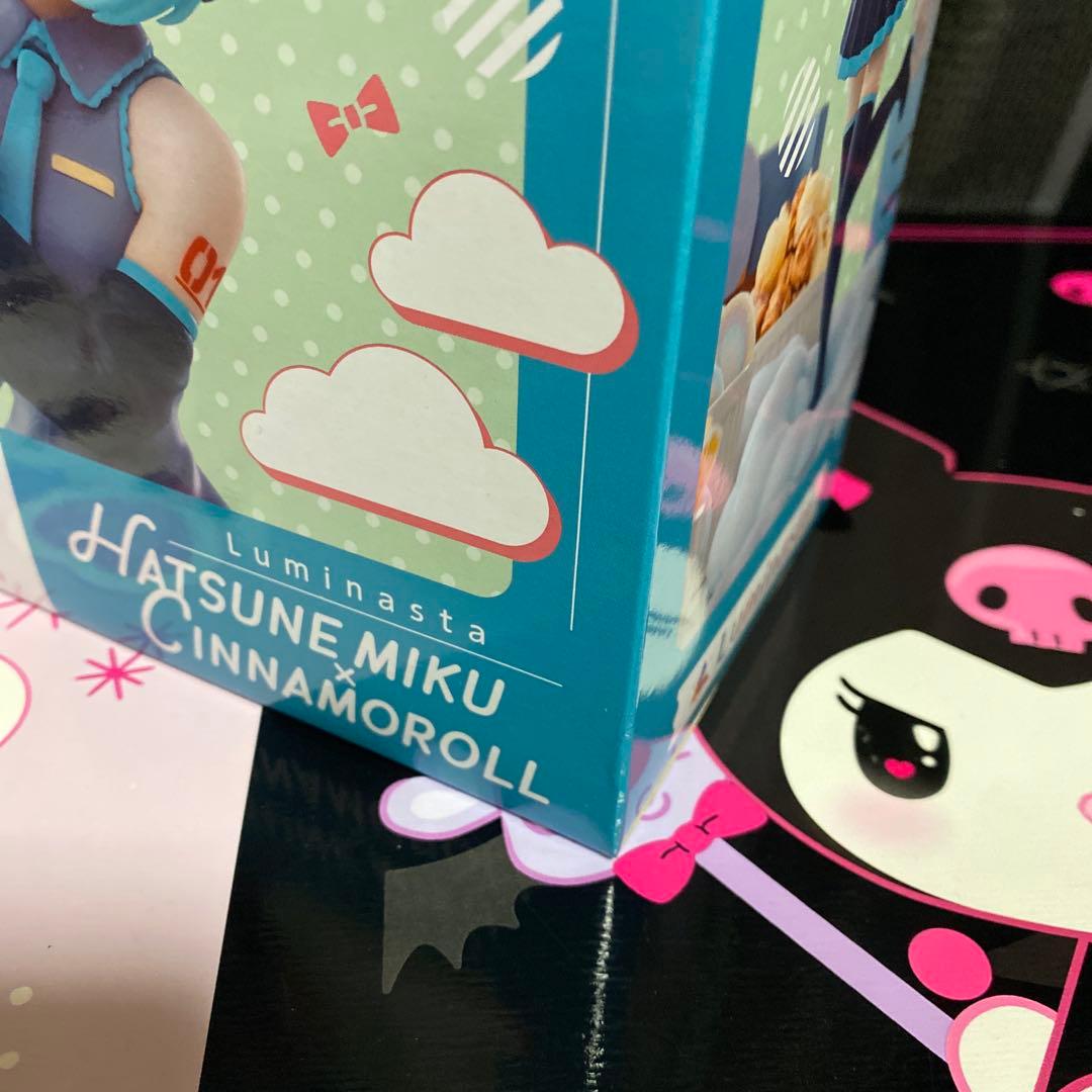初音ミク　シナモロール　Luminasta ちょこのせ　フィギュア　セット