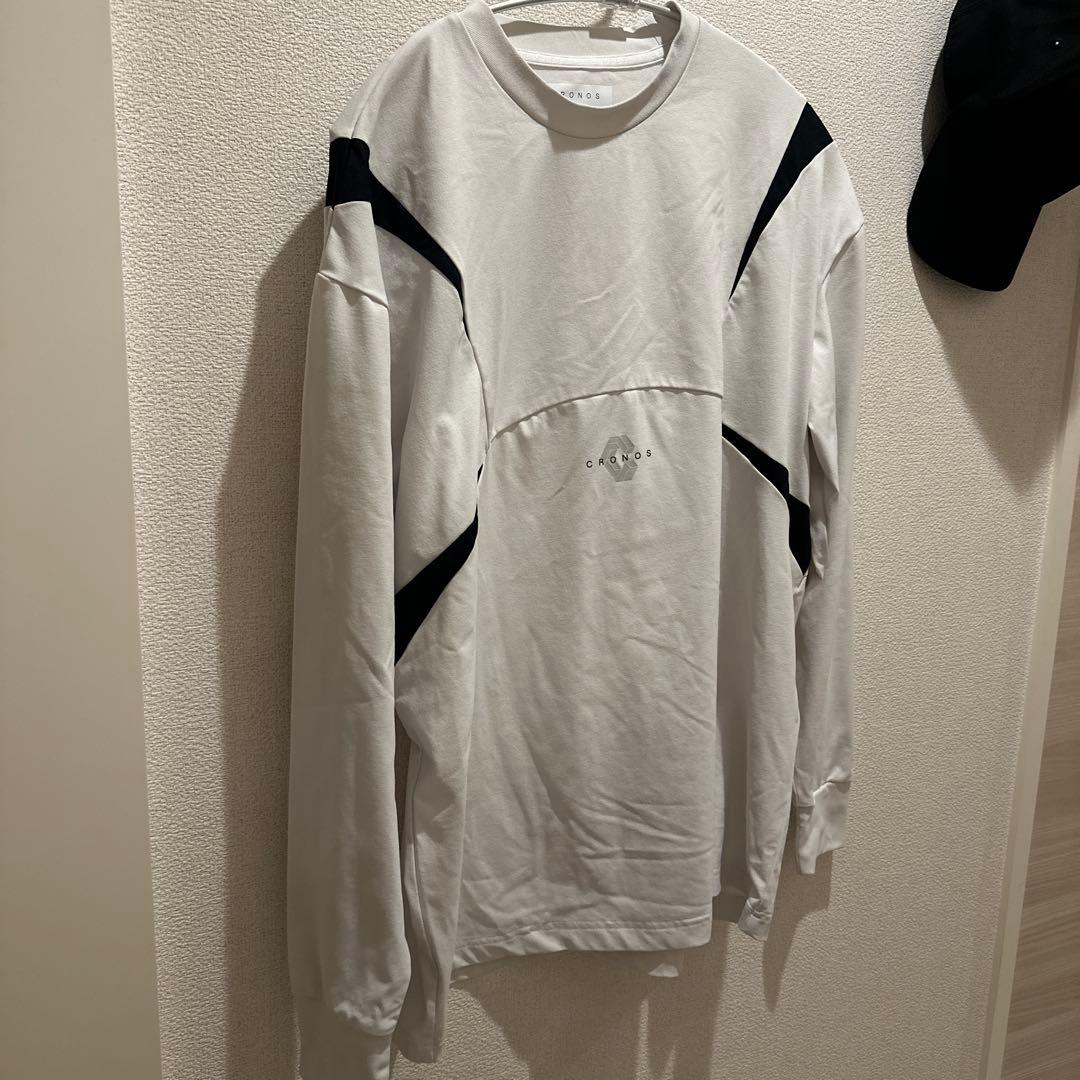 CRONOS 長袖カットソー S ホワイト　クロノス　2025モデル