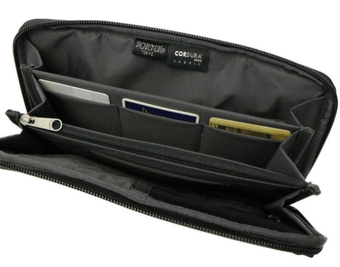 PORTER トラベルウォレット 黒色 美品