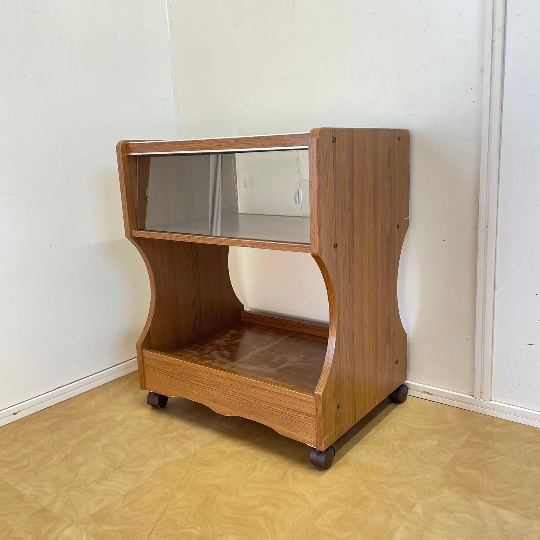 ビンテージ キャスター付ワゴン 収納棚 キャビネット 棚 ラック テーブル