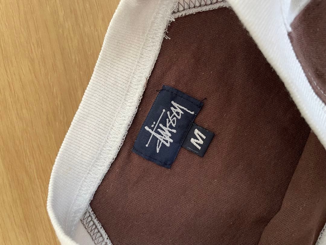 極美品 old Stussy ラグランスリーブ Tシャツ M ステューシー　レア