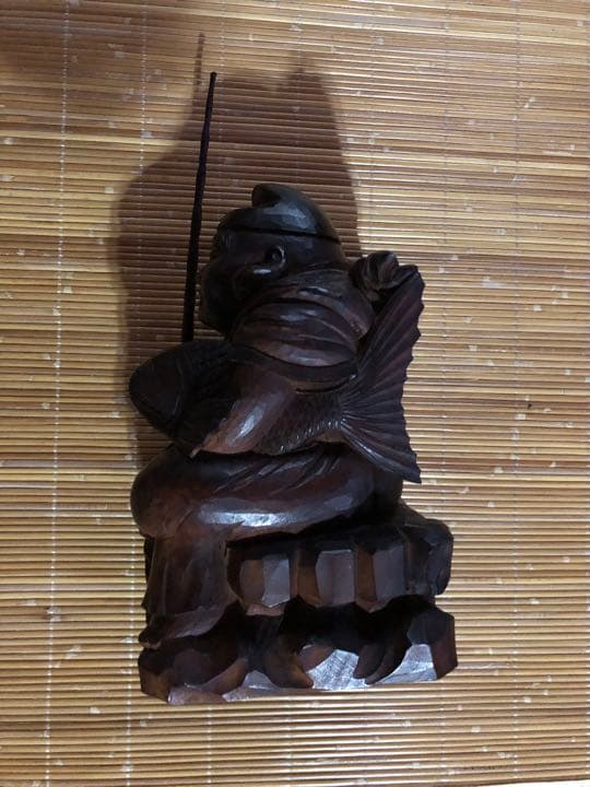 縁起物！　木彫りの蛭子様